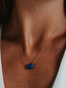 Wanderlust Life Fine Cord Necklace - Lapis Lazuli