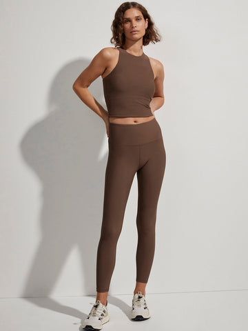 Varley Let's Move Rib Kempton Bra - Carob