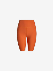 Varley Let's Move Rib Short - Orange Rust