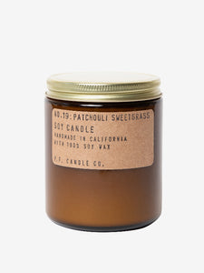 P.F. Candle Co 7.2oz Soy Candle - Patchouli Sweetgrass