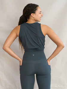 Yogamatters Eco Blend Second-Skin Leggings - Graphite