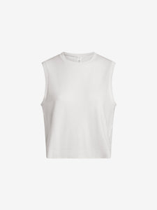 Varley Page Seamless Crop Tank - Snow White