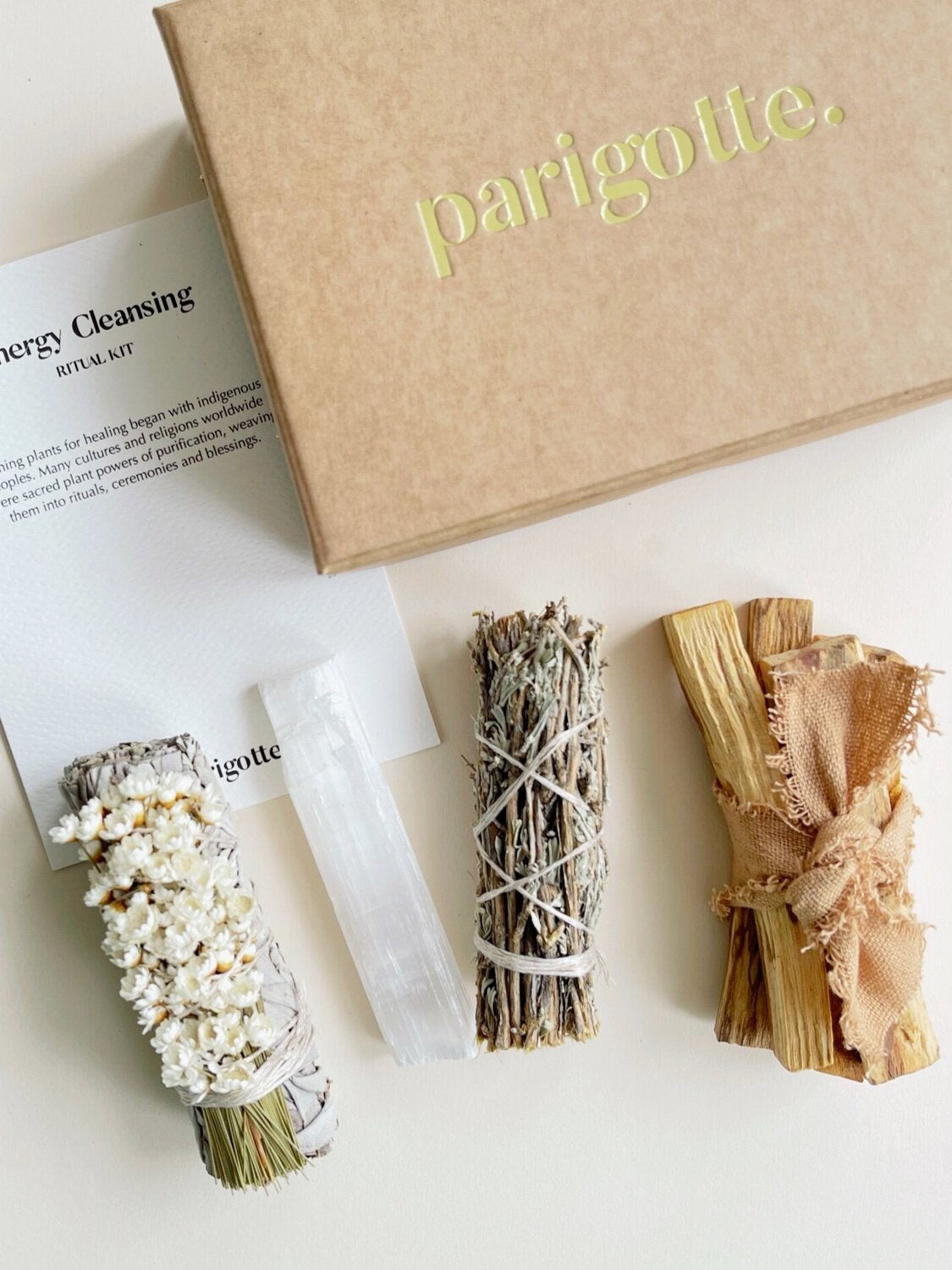 Parigotte Energy Cleansing Ritual Kit – Yogamatters