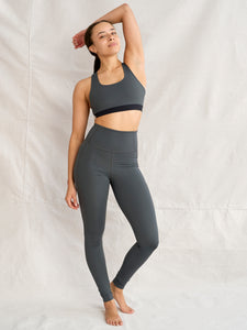 Yogamatters Eco Blend Second-Skin Leggings - Graphite