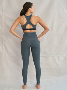 Yogamatters Eco Blend Second-Skin Leggings - Graphite