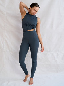 Yogamatters Eco Blend Second-Skin Leggings - Graphite