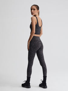 Varley Let's Go High Rise Legging 25 - Monochrome Cheetah