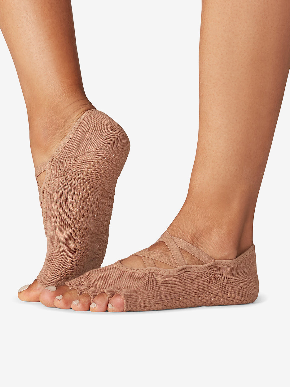 Toesox Grip Half Toe Elle - Natural