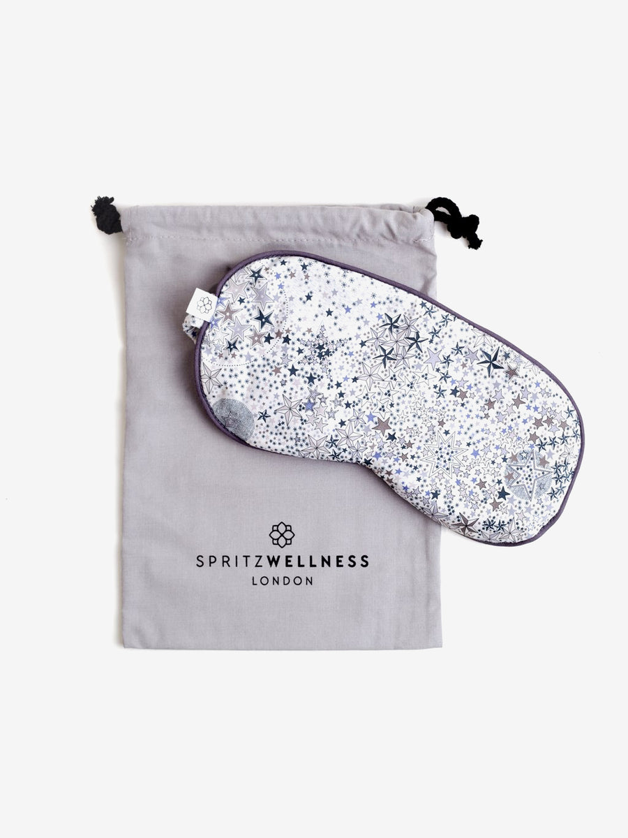 Spritz Wellness Liberty Print Aromatherapy Eye Mask Joy with Stars