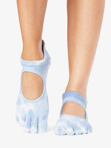 ToeSox Grip Full Toe Bellarina - Wave Tie Dye