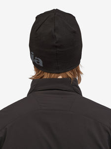 Patagonia Beanie Hat - Logo Black