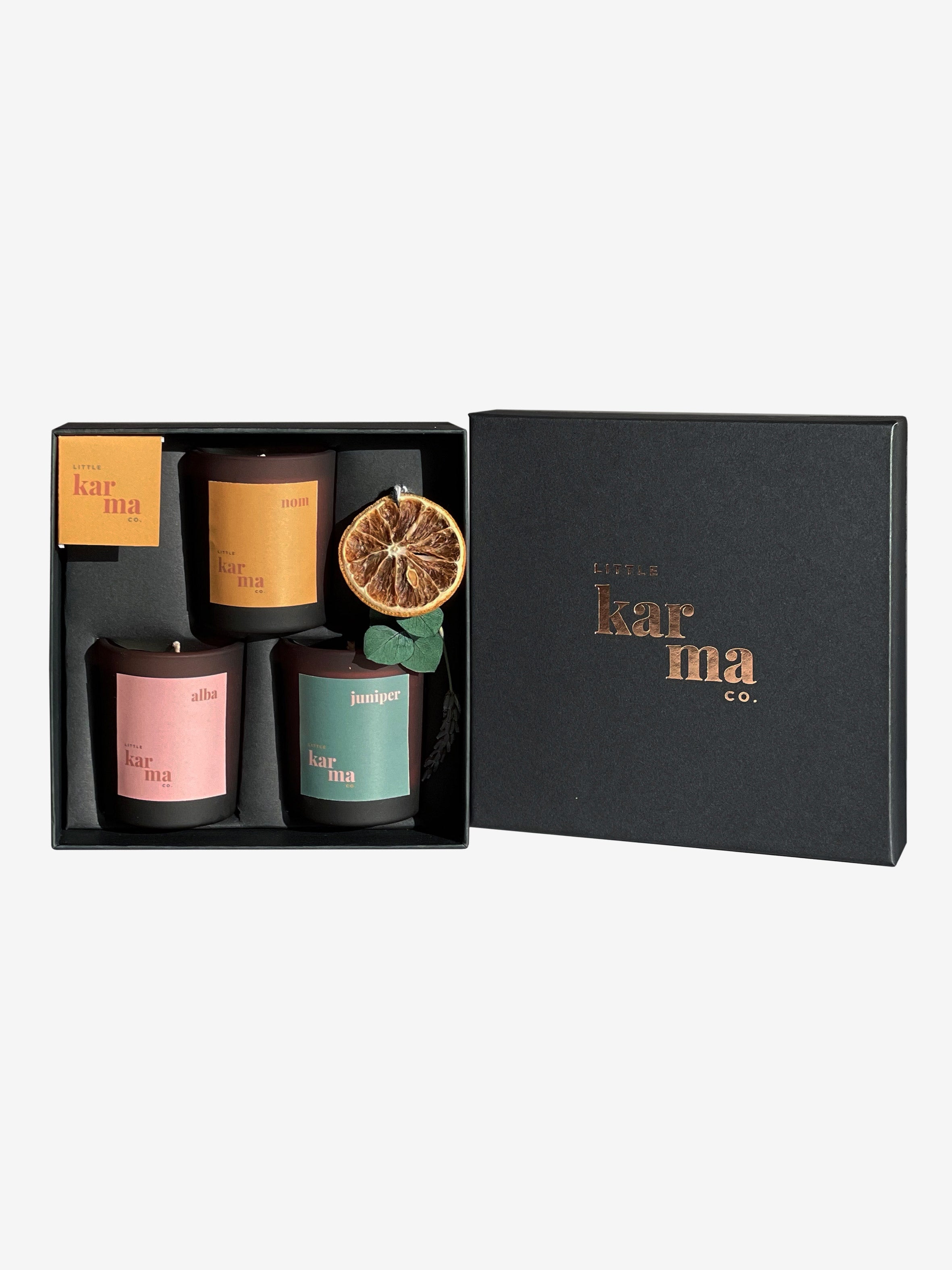 Little Karma Co Wellbeing Candle Gift Set
