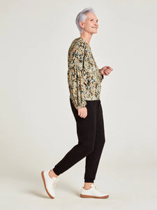 Thought Ariyah Bamboo Jersey Top - Pea Green