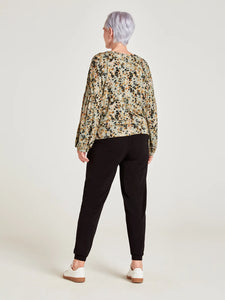 Thought Ariyah Bamboo Jersey Top - Pea Green