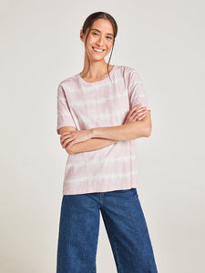 Thought Fairtrade Organic Cotton Tie Dyed T-Shirt - Orchid Pink