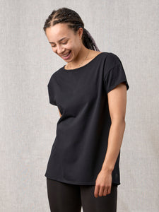Yogamatters Open Back T-Shirt - Black