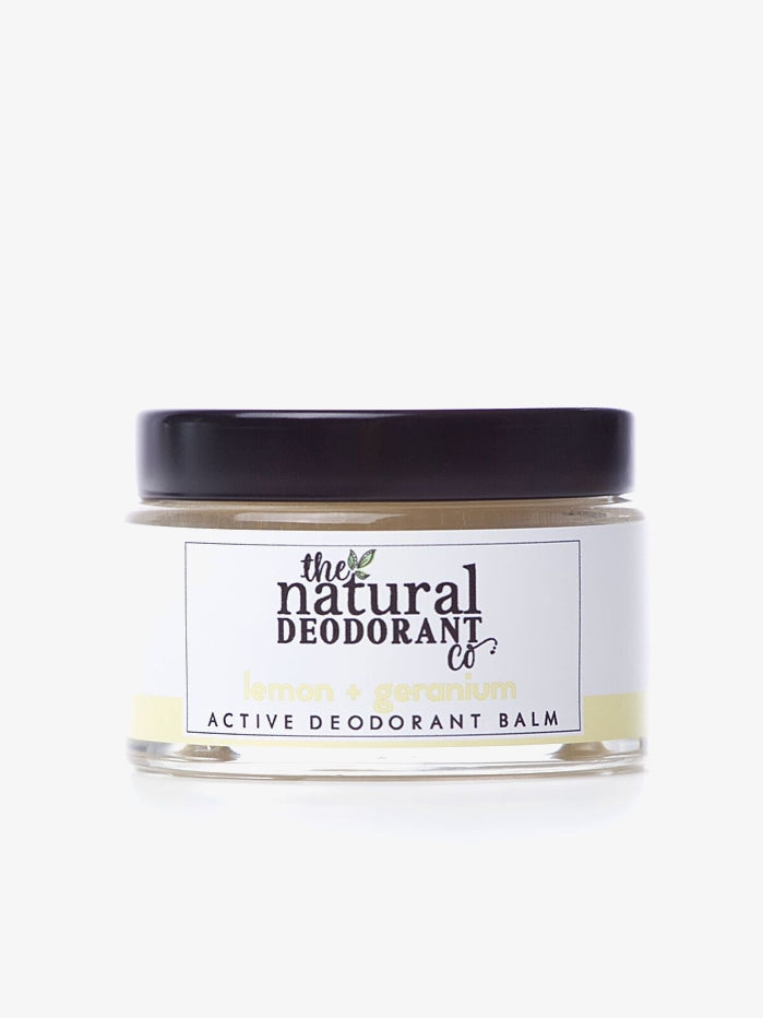 Natural Deodorant Co 55g Clean Deodorant Balm - Lemon + Geranium