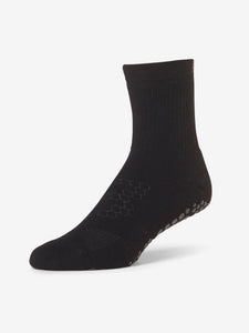 Base 33 Grip Crew Sock - Black