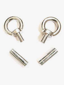 Pair of Stainless Steel Eyebolts & Anchors