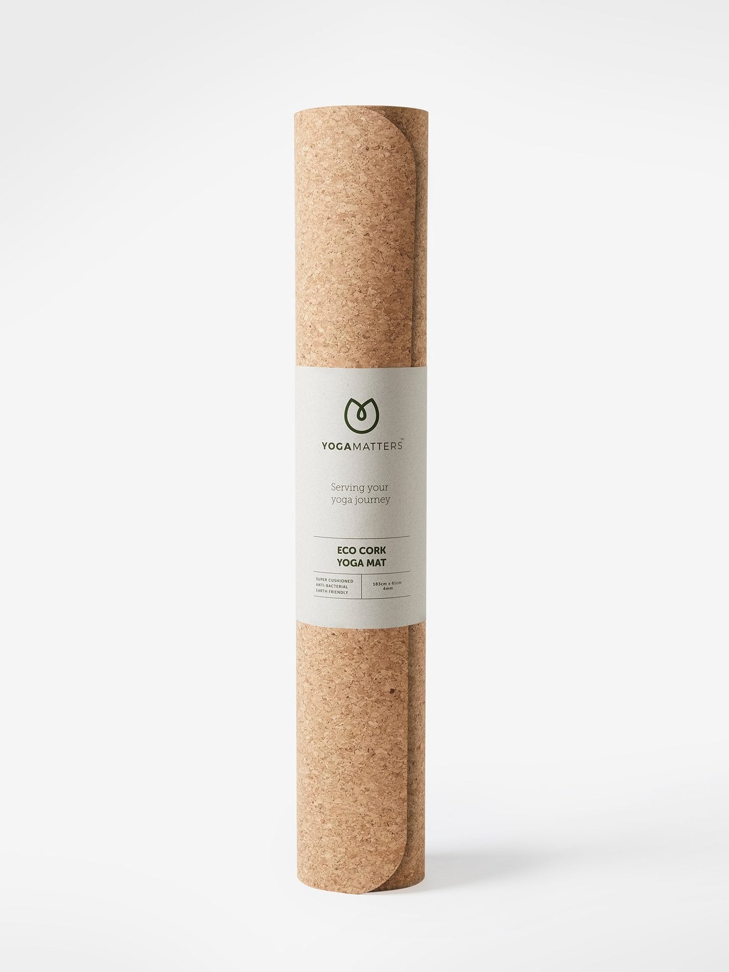 Yogamatters Eco Cork Yoga Mat - Black - Box of 6