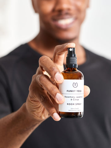 Yogamatters Funky Yogi Room Spray - Rosemary, Lavender + Citrus Blend