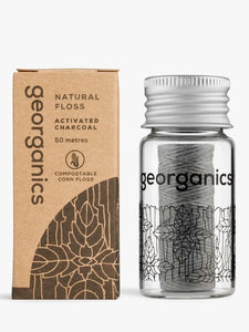 Georganics Natural Dental Floss - Activated Charcoal