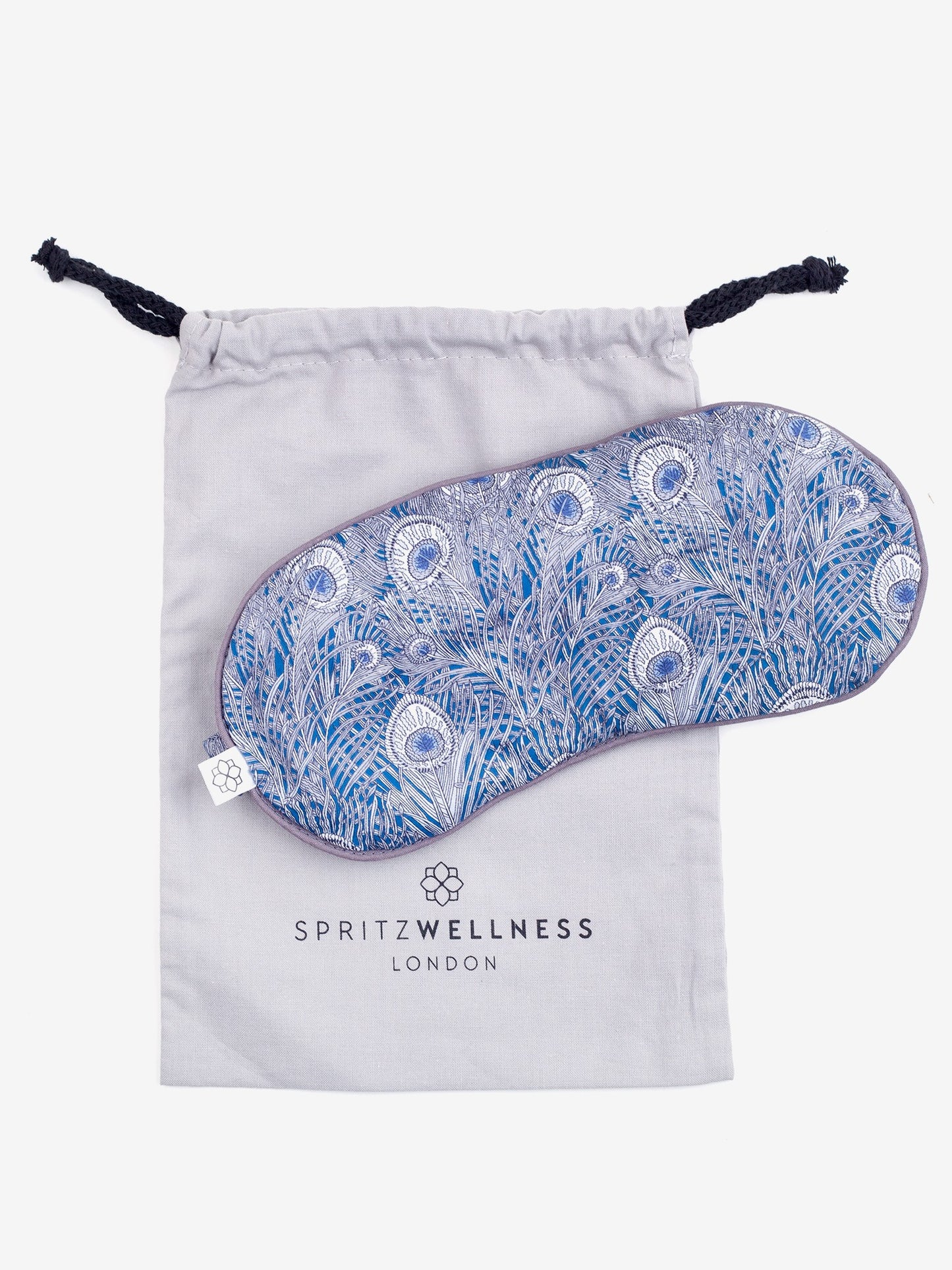 Spritz Wellness Liberty Print Aromatherapy Eye Mask - Hera Blue