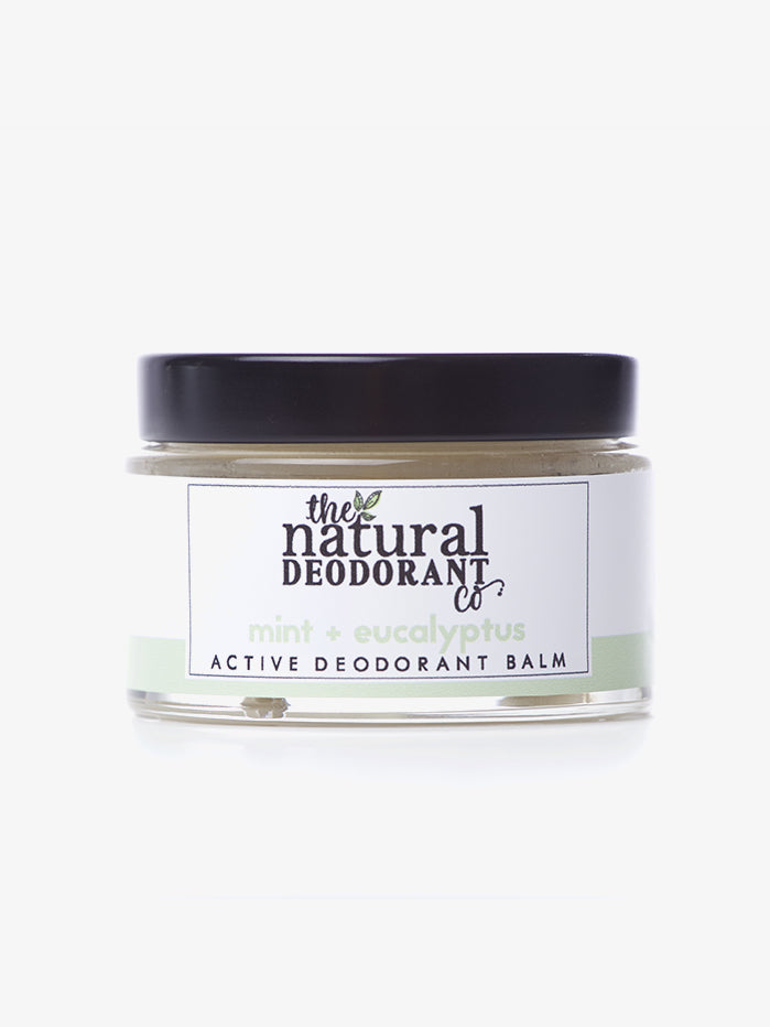 Natural Deodorant Co 55g Active Deodorant Balm - Mint + Eucalyptus