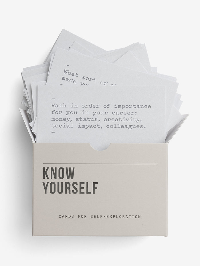 The School of Life Know Yourself Prompt Cards