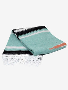 West Path Baja Diamond Yoga Blanket - Mint