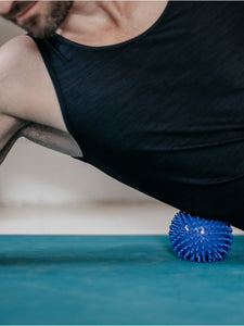 Yogamatters Spiky Massage Ball Blue Large (9cm)