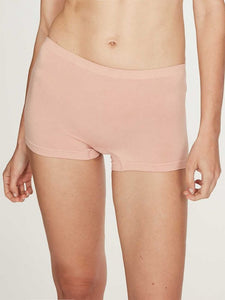 Thought Recycled Nylon Seamless Shortie Briefs - Blush