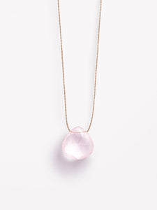 Wanderlust Life Fine Cord Necklace - Rose Quartz