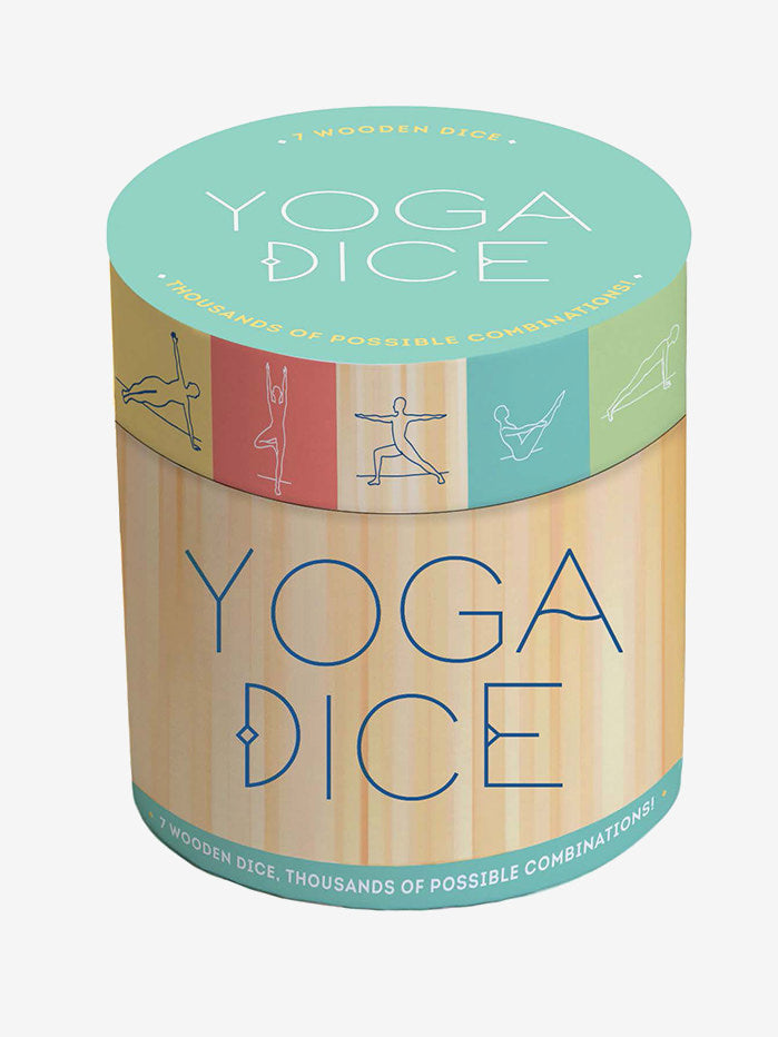 Yoga Dice - seven wooden dice with a range of yoga poses – Yogamatters