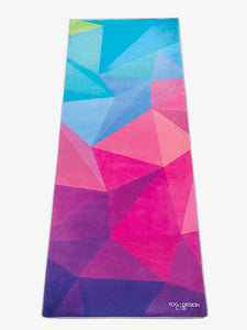 Yoga Design Lab Whipstitch Mat Towel Geo
