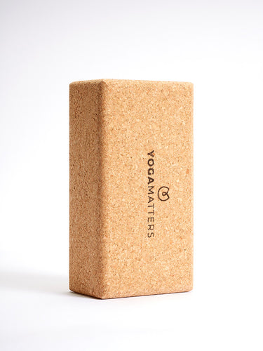 sustainable eco friendly natural cork yoga block brick prop