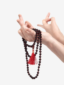 Yogamatters Rosewood Mala Beads Necklace