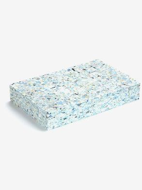 sustainable chipped foam yoga block