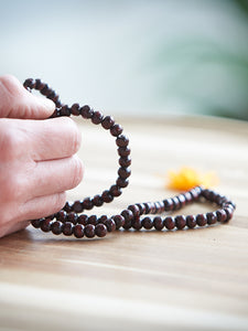 Yogamatters Rosewood Mala Beads Necklace