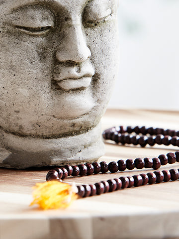 Yogamatters Rosewood Mala Beads Necklace